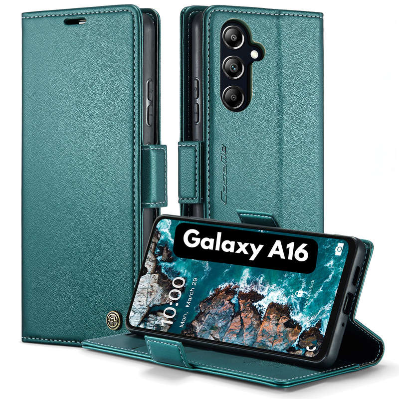 Retro Flip Leather Wallet Cover for Samsung Galaxy A16