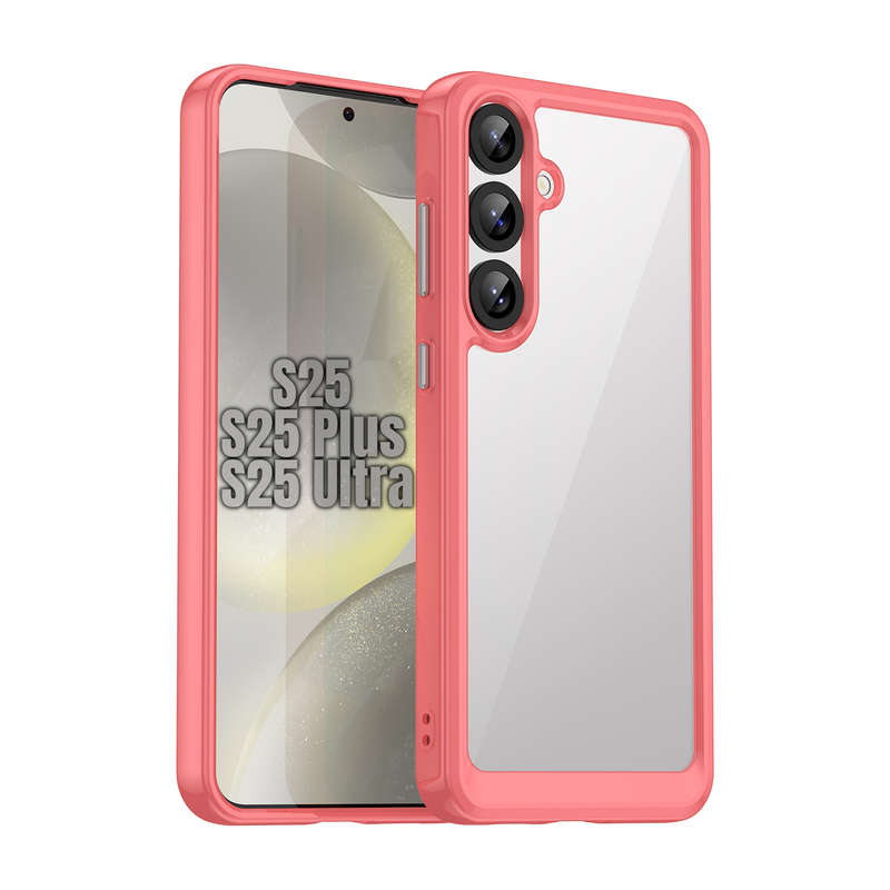 Candy Clear Case for Galaxy S25/S25+/S25 Ultra Shockproof Cover