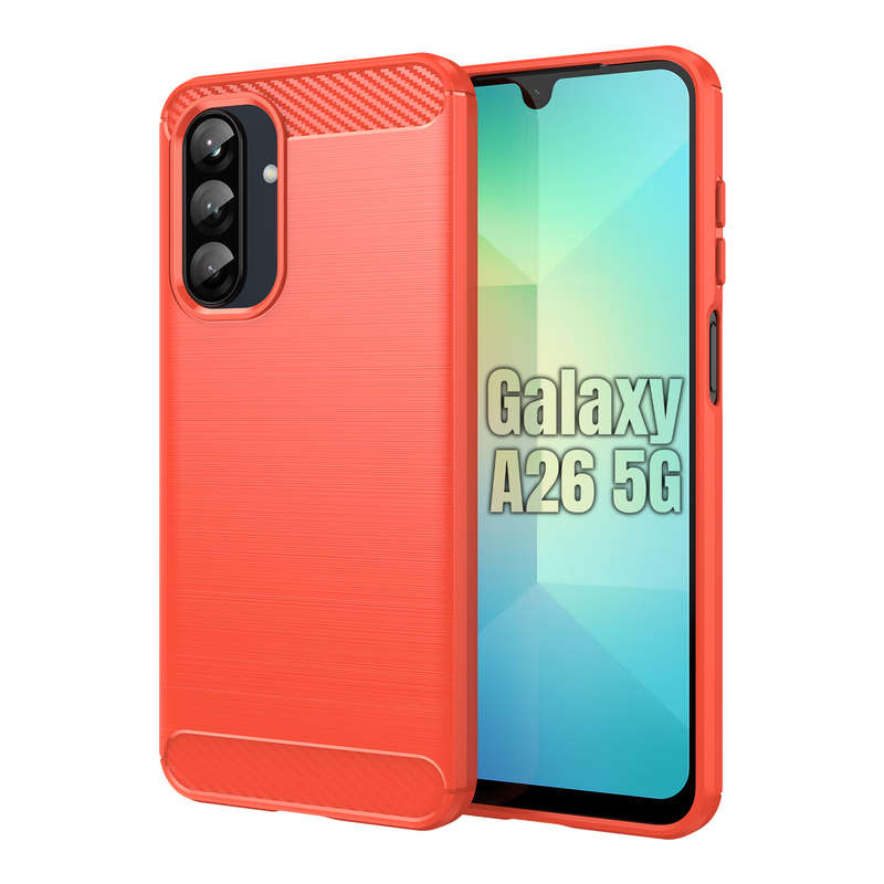 Carbon Fiber Design Case for Galaxy A26 5G Shockproof Cover