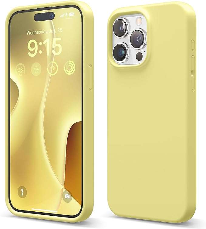 Thickened Design Silicone Cover for iPhone 15 Series Shockproof Case