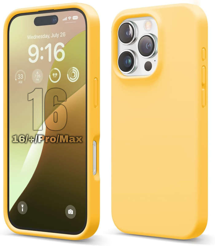 Liquid Silicone Case for iPhone 16/16 Plus/16 Pro/16 Pro Max Shockproof Cover