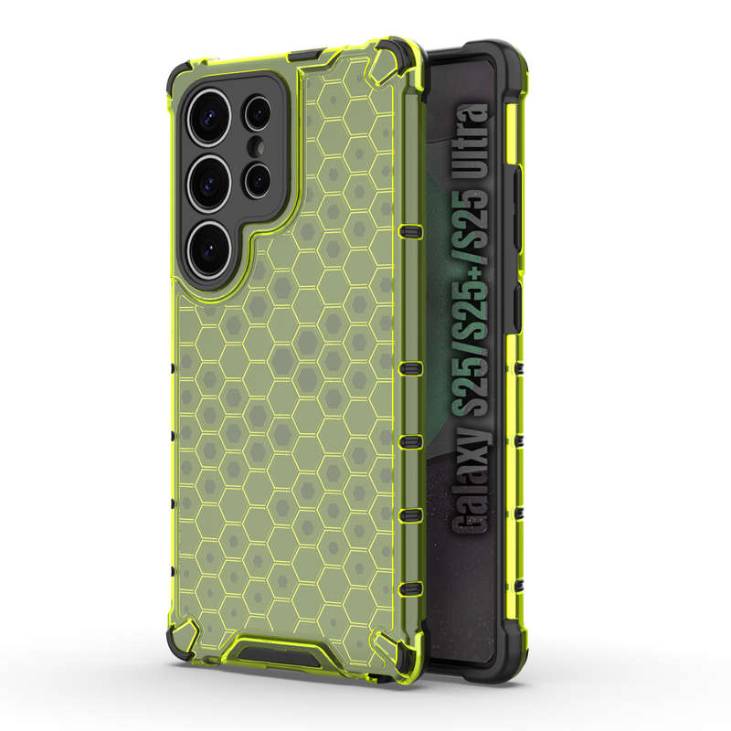 Honeycomb Case for Galaxy S25/S25 Plus/S25 Ultra Shockproof Cover