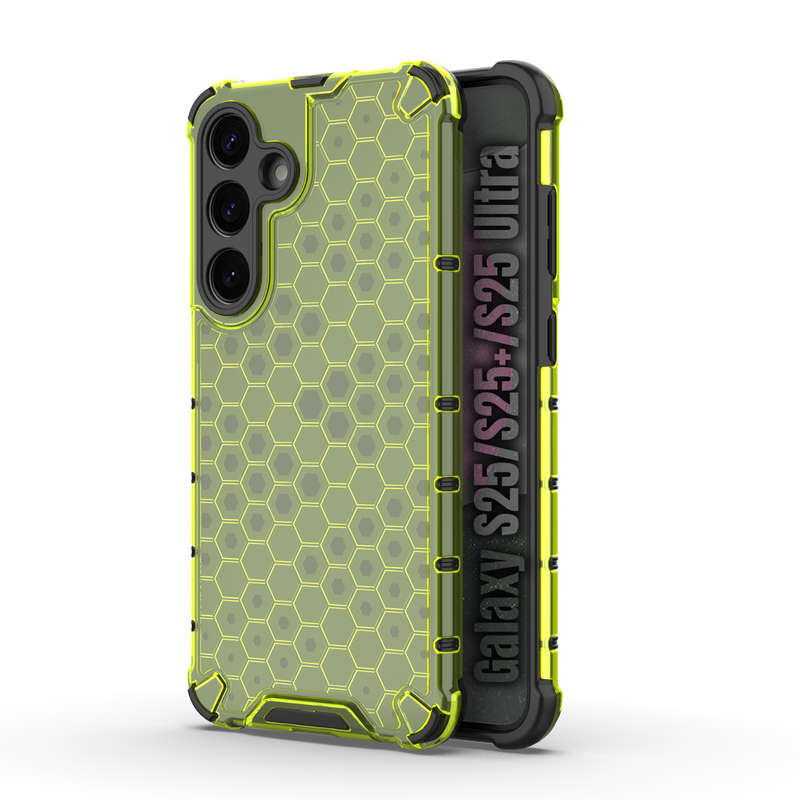 Honeycomb Case for Galaxy S25/S25 Plus/S25 Ultra Shockproof Cover