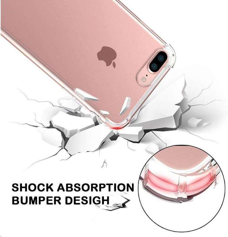 iPhone 7 Plus / 8 Plus Clear Shock Resistant Armor Cover