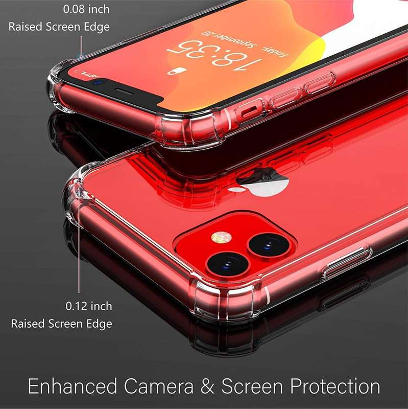 iPhone 11 Clear Shock Resistant Armor Cover