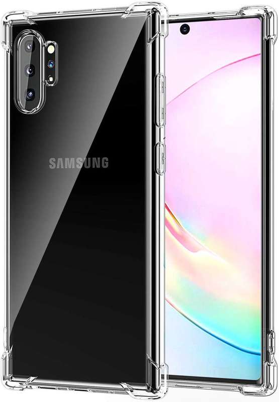 Samsung Galaxy Note 10 Plus Clear Shock Resistant Armor Cover