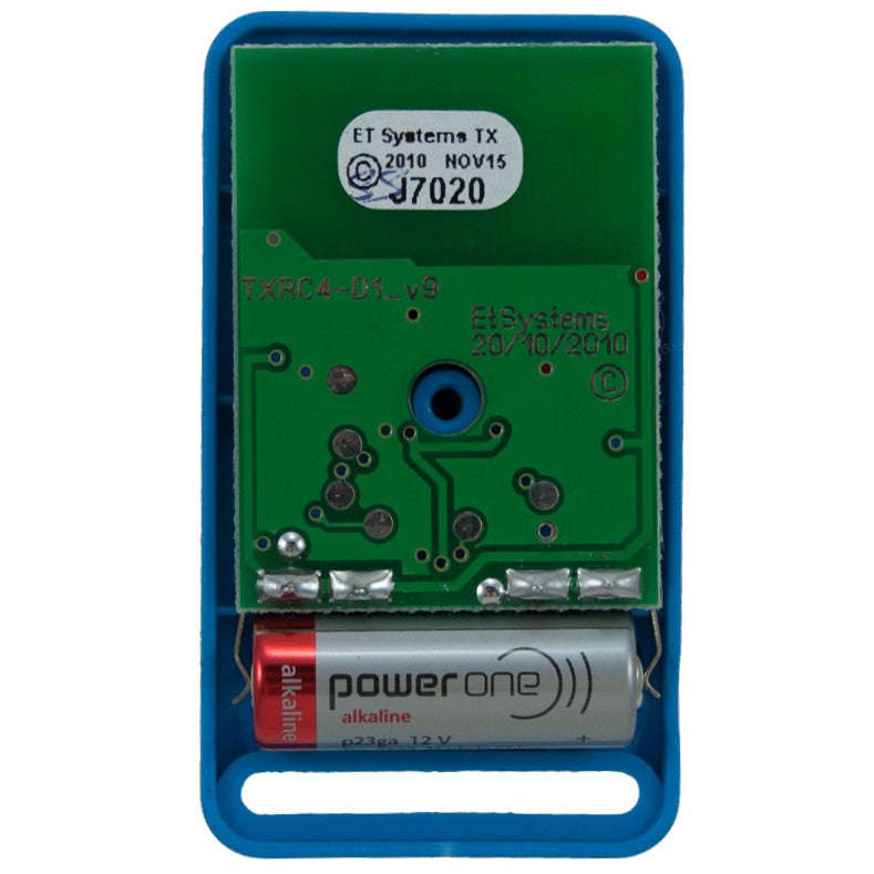 ET Blu 1 button remote transmitter