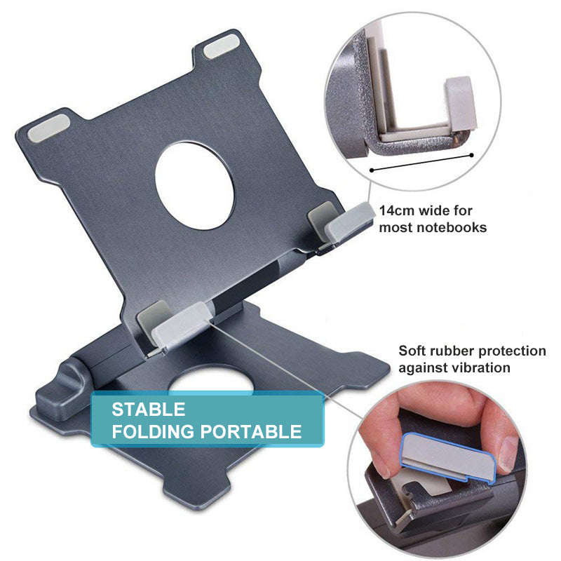 Aluminium Height Adjustable iPad / Tablet Stand