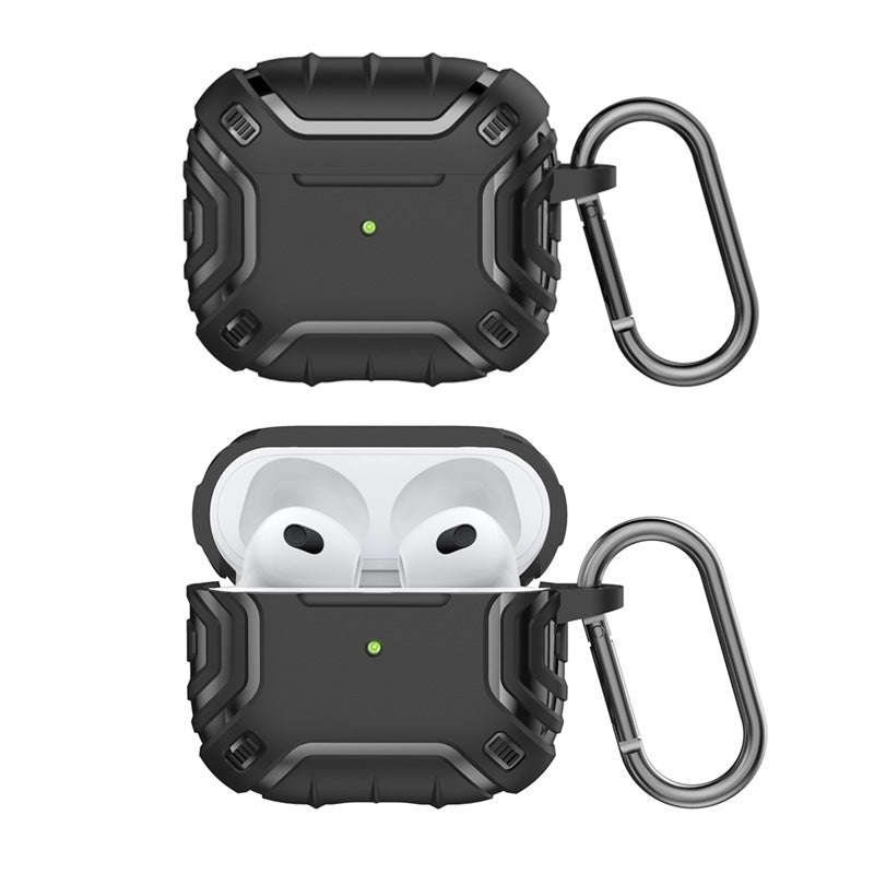 CellTime AirPods 3rd Gen (2021) Full-Body Rugged Protective Shockproof Armor Case with Keychain