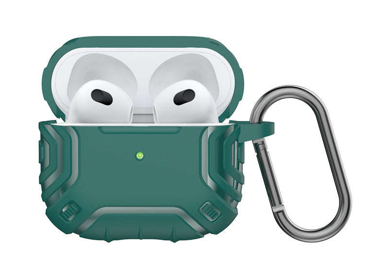 CellTime AirPods 3rd Gen (2021) Full-Body Rugged Protective Shockproof Armor Case with Keychain