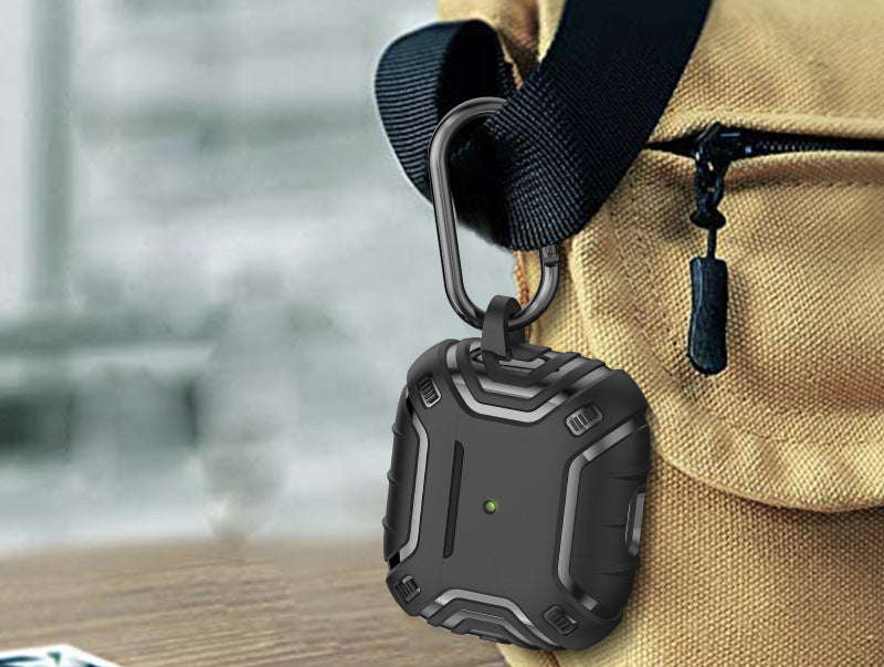 CellTime AirPods 3rd Gen (2021) Full-Body Rugged Protective Shockproof Armor Case with Keychain