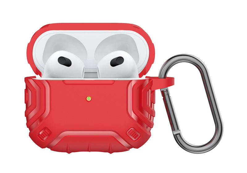 CellTime AirPods 3rd Gen (2021) Full-Body Rugged Protective Shockproof Armor Case with Keychain