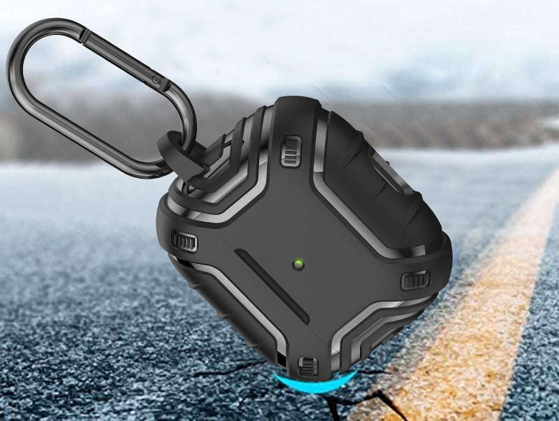 CellTime AirPods 3rd Gen (2021) Full-Body Rugged Protective Shockproof Armor Case with Keychain
