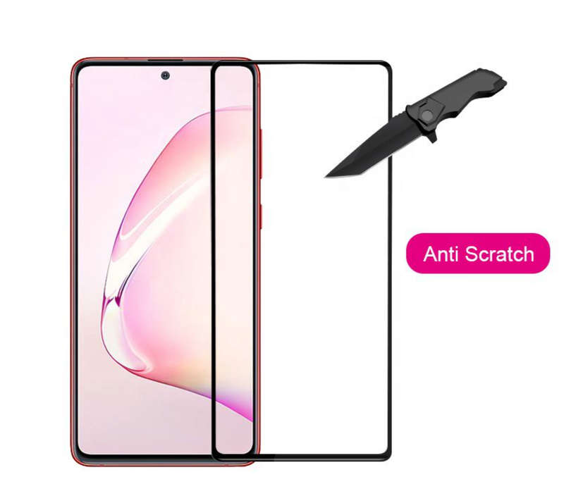CellTime Full Tempered Glass Screen Guard for Samsung Galaxy Note 10 Lite