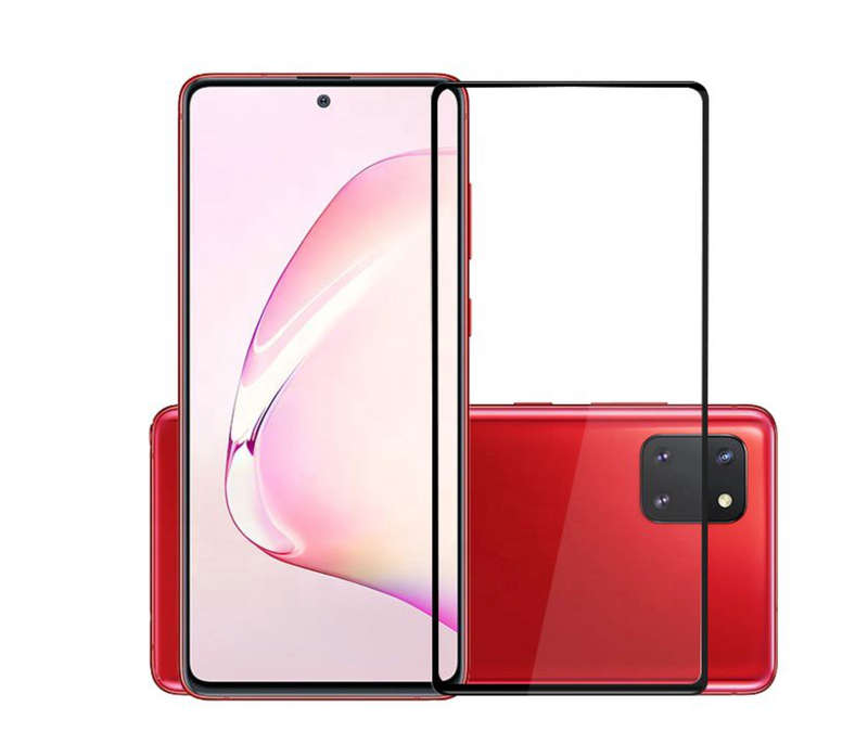 CellTime Full Tempered Glass Screen Guard for Samsung Galaxy Note 10 Lite