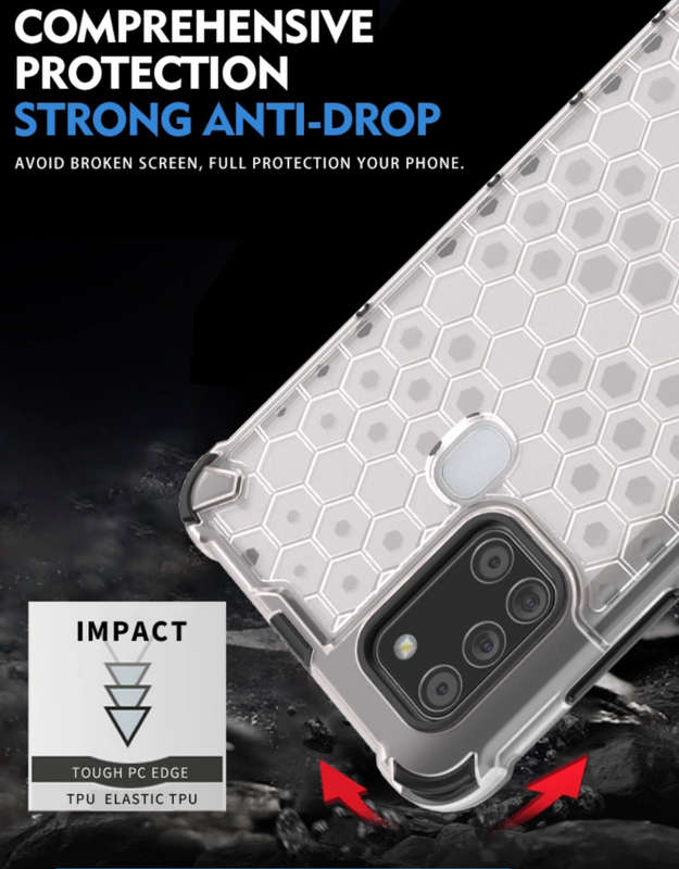 CellTime Galaxy A21s Shockproof Honeycomb Cover