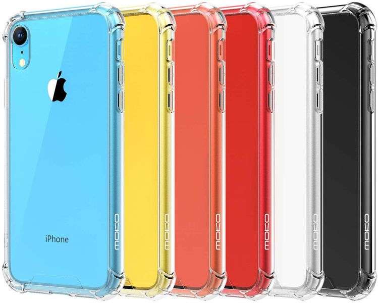 iPhone XR Clear Shock Resistant Armor Cover