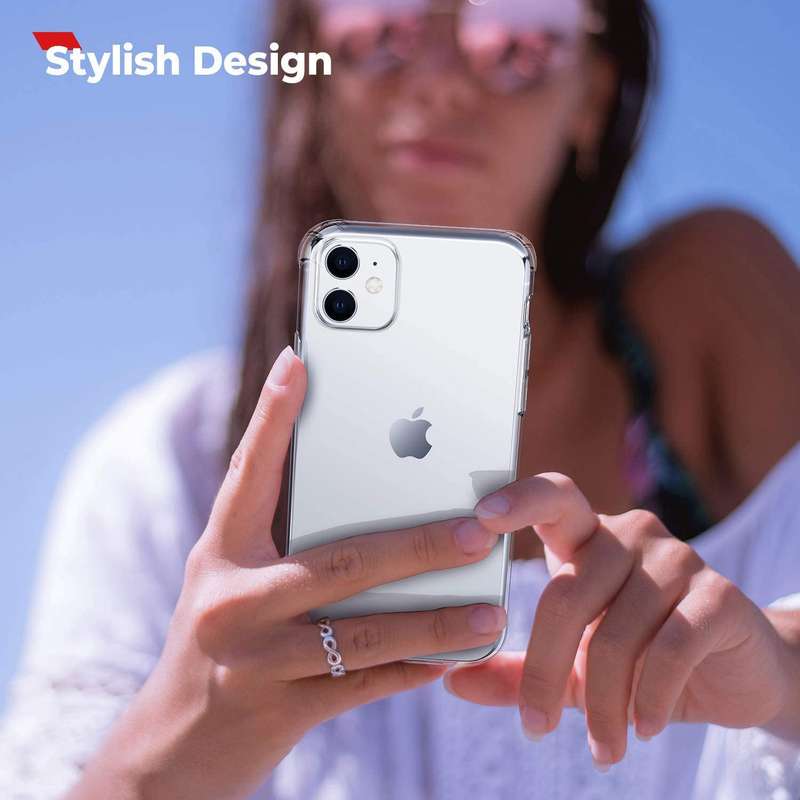 iPhone 11 Clear Shock Resistant Gel Cover