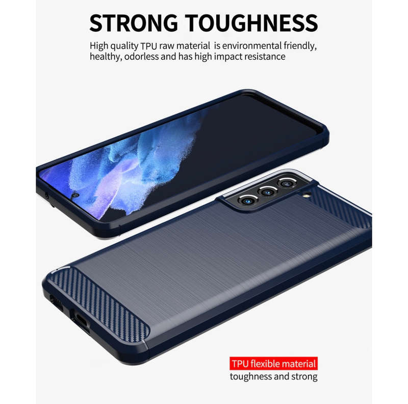 Carbon Fiber Design Cover for Galaxy S21 FE (Fan Edition)