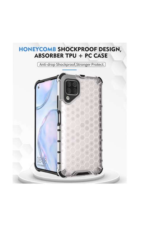 Huawei P40 Pro Shockproof Honeycomb Cover Blue