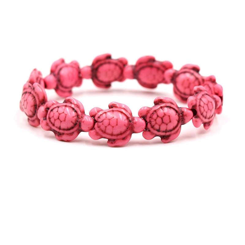 Argent Craft Turtle Strength Bangle (Pink)
