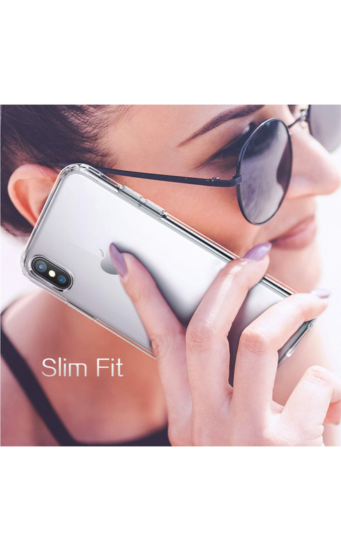 CellTime iPhone XS Max Shockproof Clear Cover