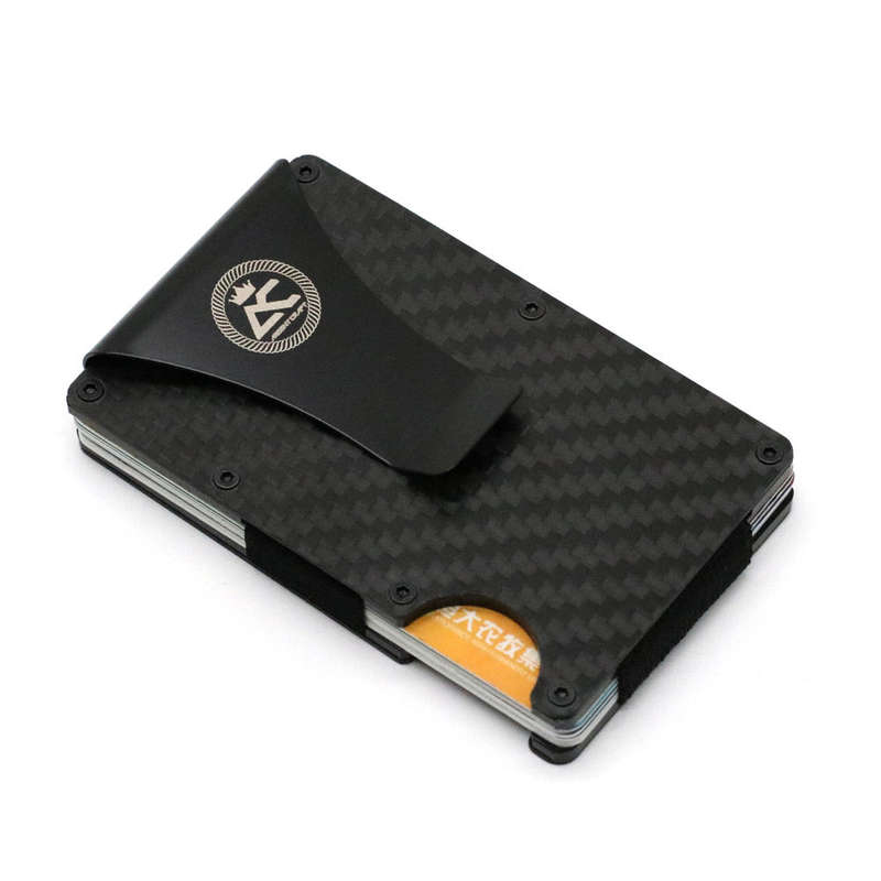 Argent Craft Minimalist Card Holder Wallet - Carbon Fibre