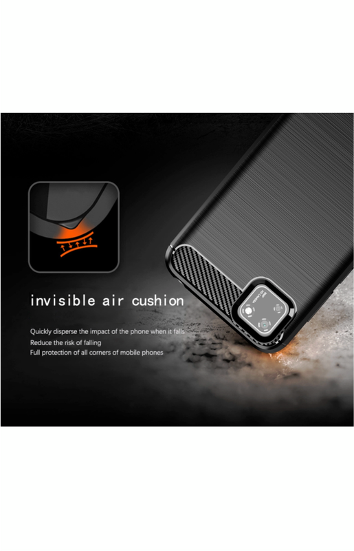 Huawei Y5P Shockproof Carbon Fiber Design Cover