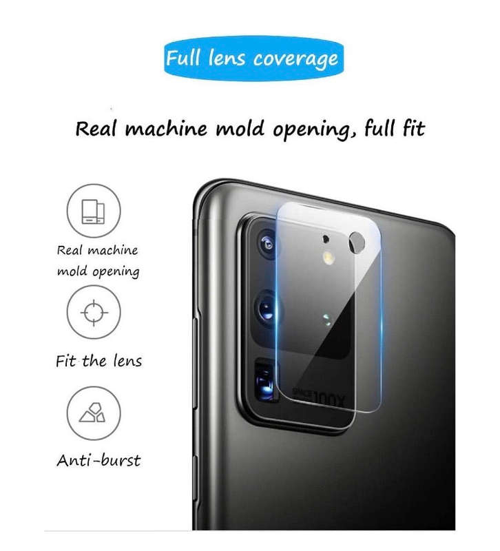 CellTime Tempered Glass Protector for Galaxy S20 Ultra Camera Lens