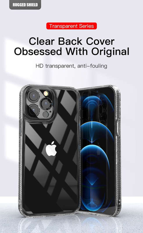 CellTime iPhone 13 Pro Max Shockproof Transparent Impact-Shell Cover