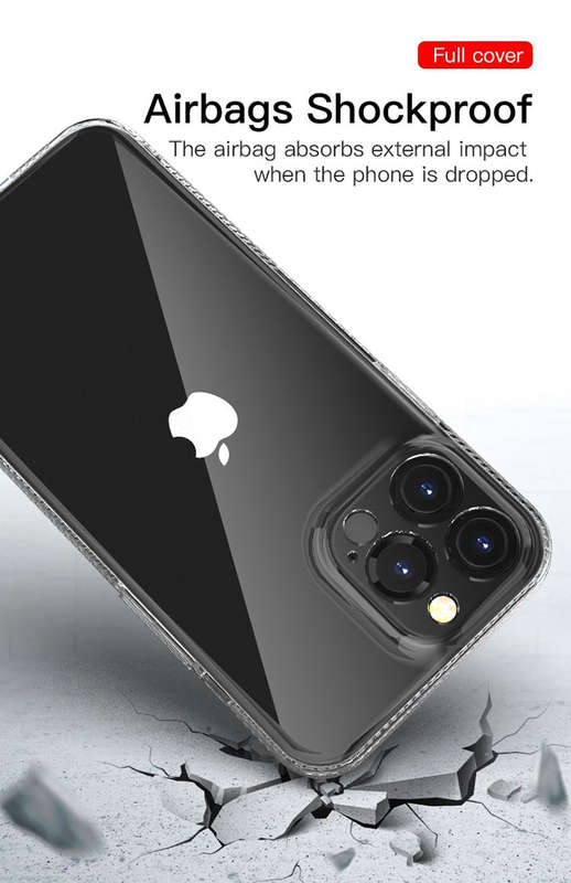 CellTime iPhone 13 Pro Max Shockproof Transparent Impact-Shell Cover