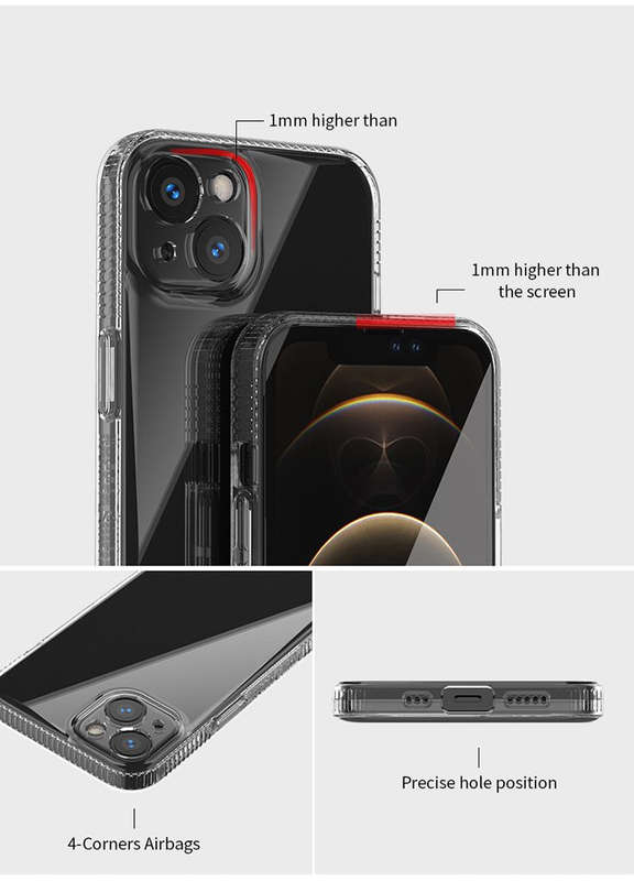 CellTime iPhone 13 Mini Shockproof Transparent Impact-Shell Cover
