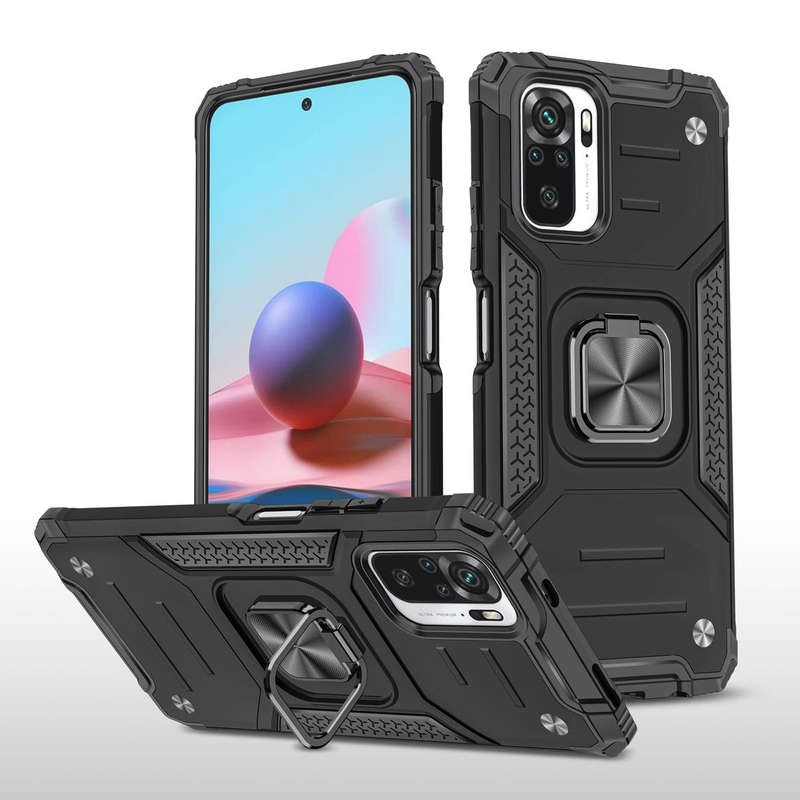 CellTime Redmi Note 10S Shockproof Kemeng Armor Kickstand Cover