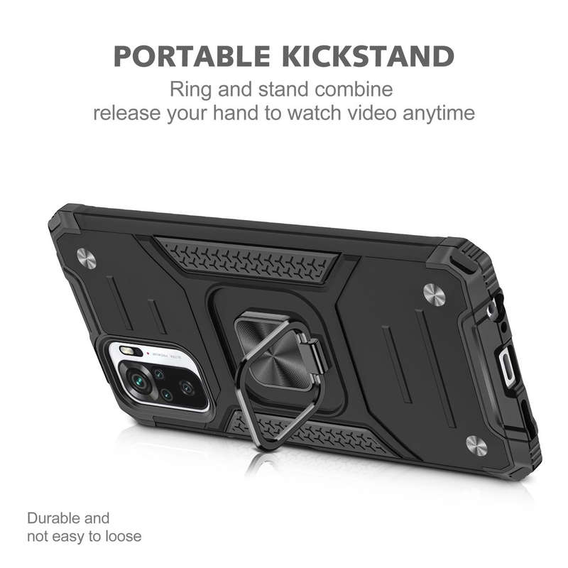 CellTime Redmi Note 10S Shockproof Kemeng Armor Kickstand Cover