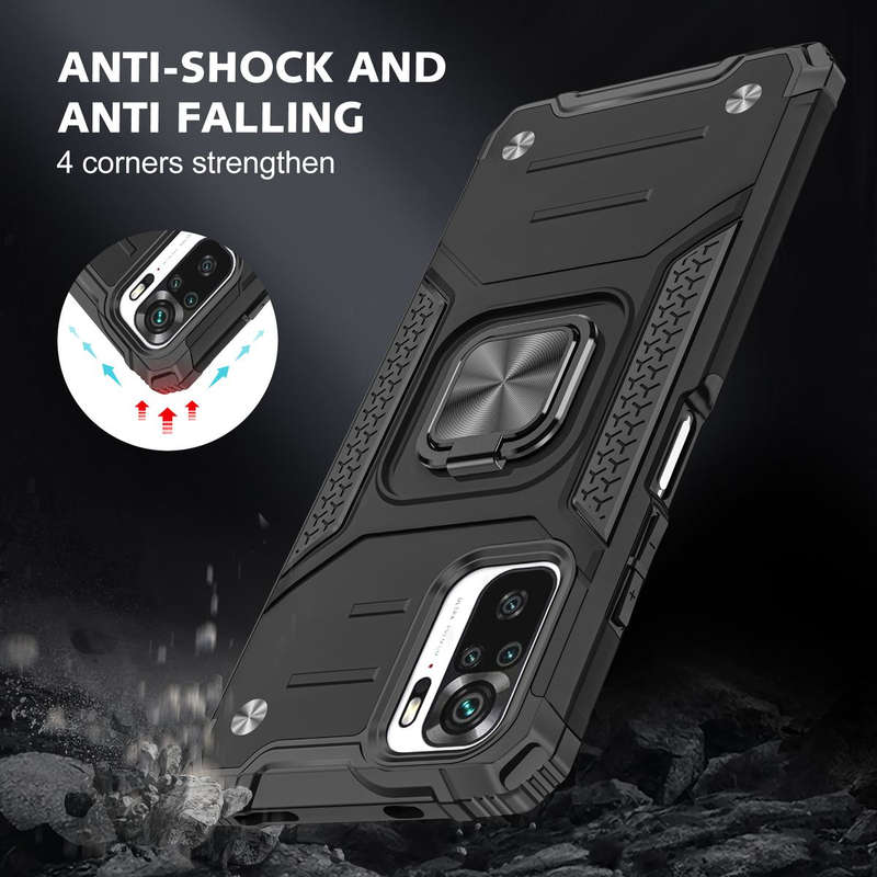 CellTime Redmi Note 10S Shockproof Kemeng Armor Kickstand Cover
