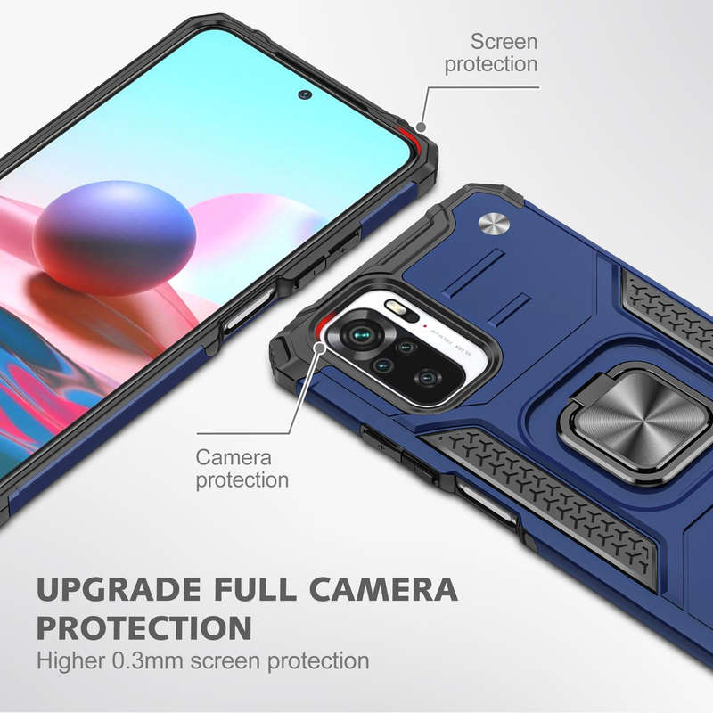 CellTime Redmi Note 10S Shockproof Kemeng Armor Kickstand Cover