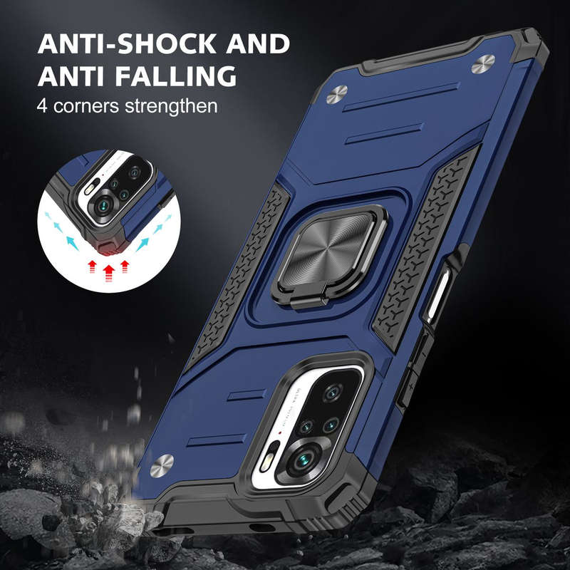 CellTime Redmi Note 10S Shockproof Kemeng Armor Kickstand Cover