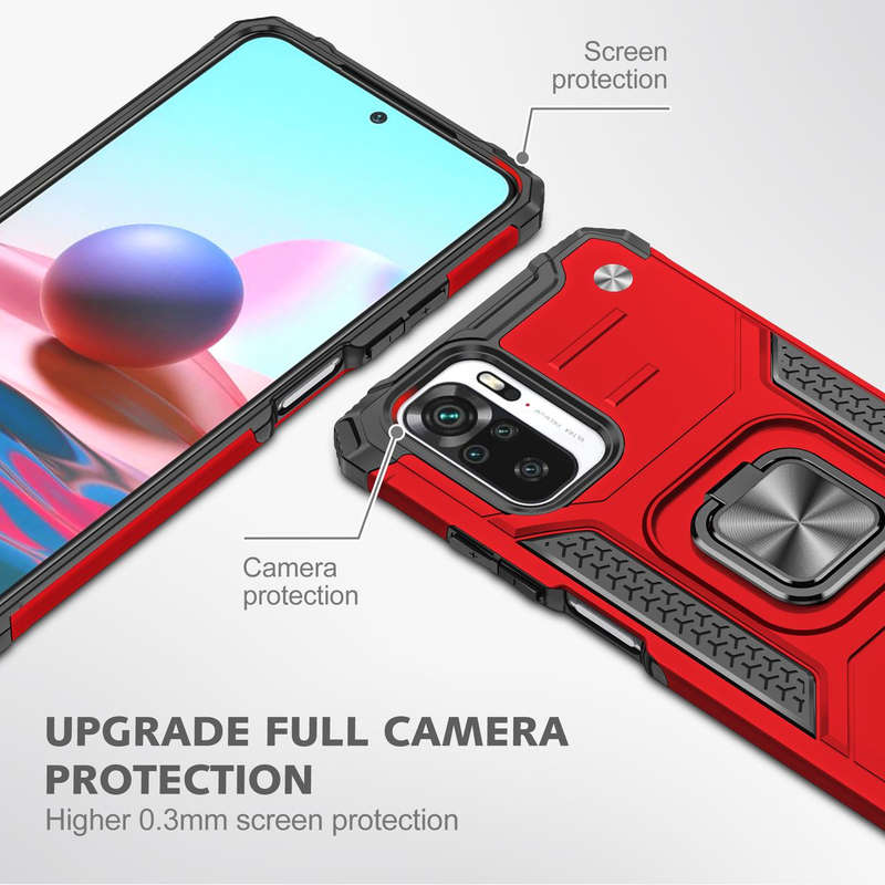 CellTime Redmi Note 10S Shockproof Kemeng Armor Kickstand Cover