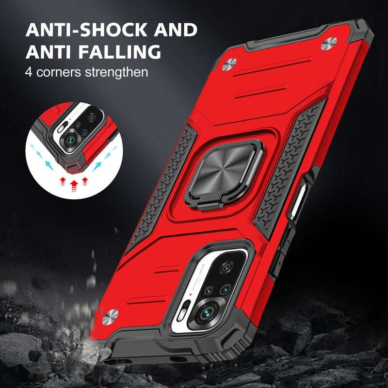 CellTime Redmi Note 10S Shockproof Kemeng Armor Kickstand Cover
