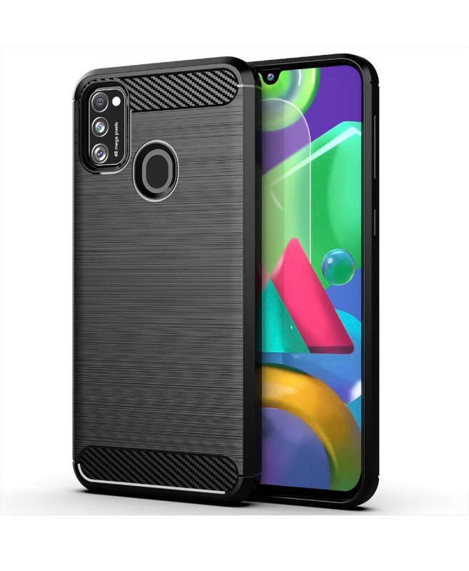 CellTime Galaxy A11 Shockproof Carbon Fiber Design Cover
