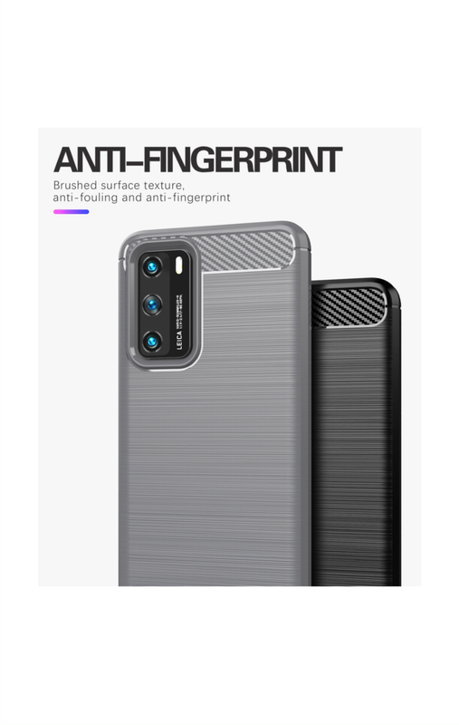 Huawei P40 Shockproof Carbon Fiber Design Cover