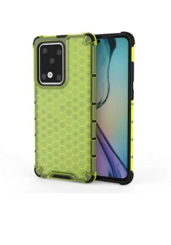 Huawei P40 Pro Shockproof Honeycomb Cover Yellow