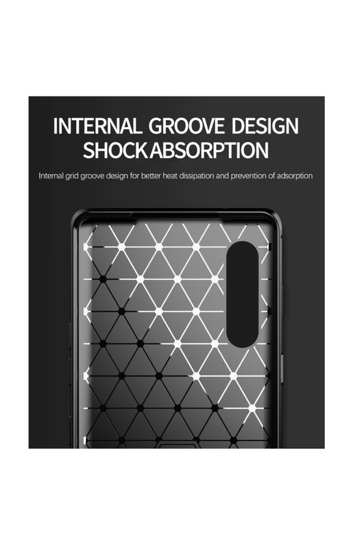 CellTime LG Velvet 5G Shockproof Carbon Fiber Design Cover