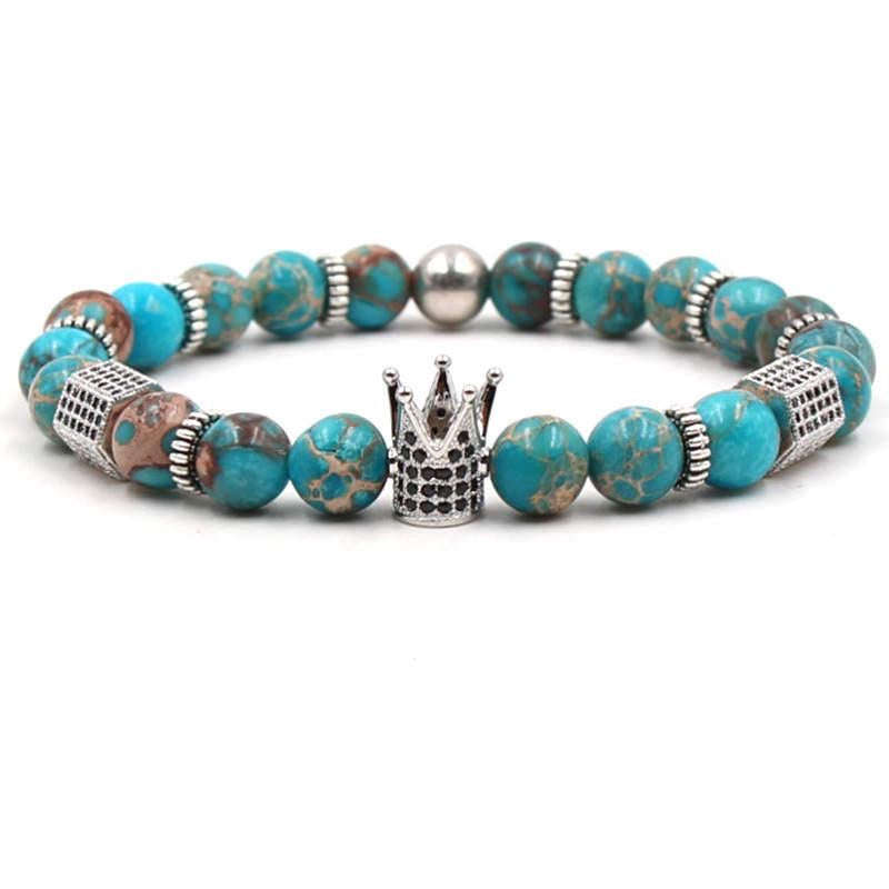 Argent Craft Earth Royal Crown Bracelet (silver)