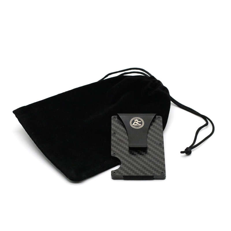 Argent Craft Minimalist Card Holder Wallet - Carbon Fibre