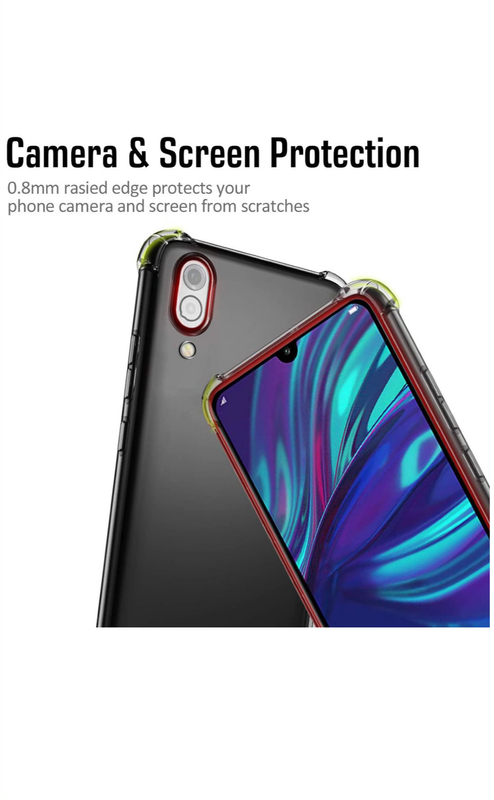 CellTime Huawei Y7 2019 Clear Shock Resistant Armor Cover