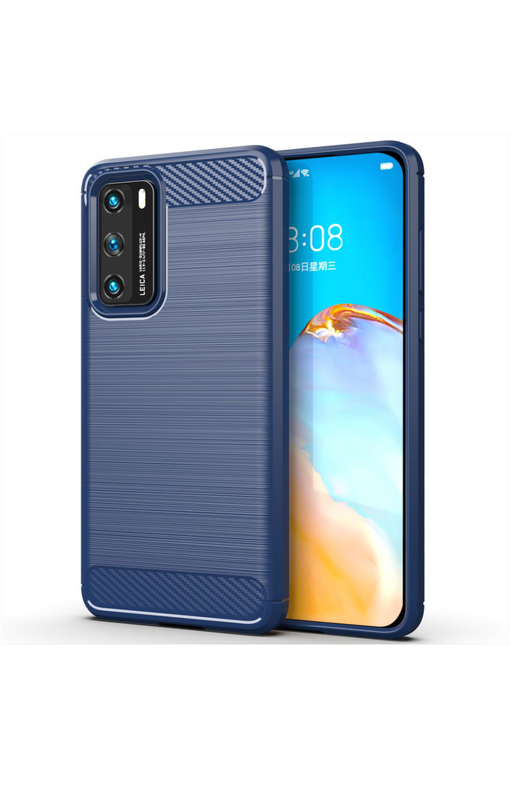 Huawei P40 Shockproof Carbon Fiber Design Cover