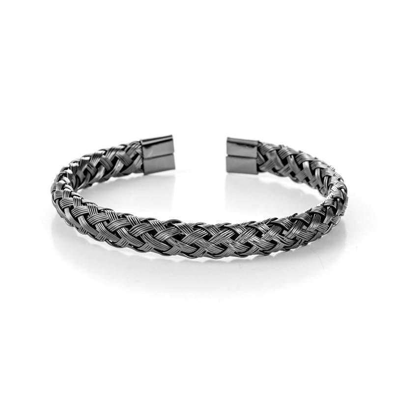 Argent Craft Roman Cable Bracelet 3 set (black)