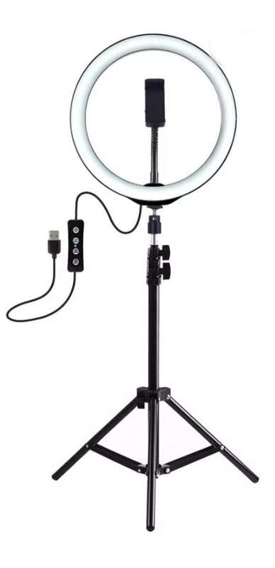 Selfie Ring Light 10 with Tripod Stand & Cellphone Holder