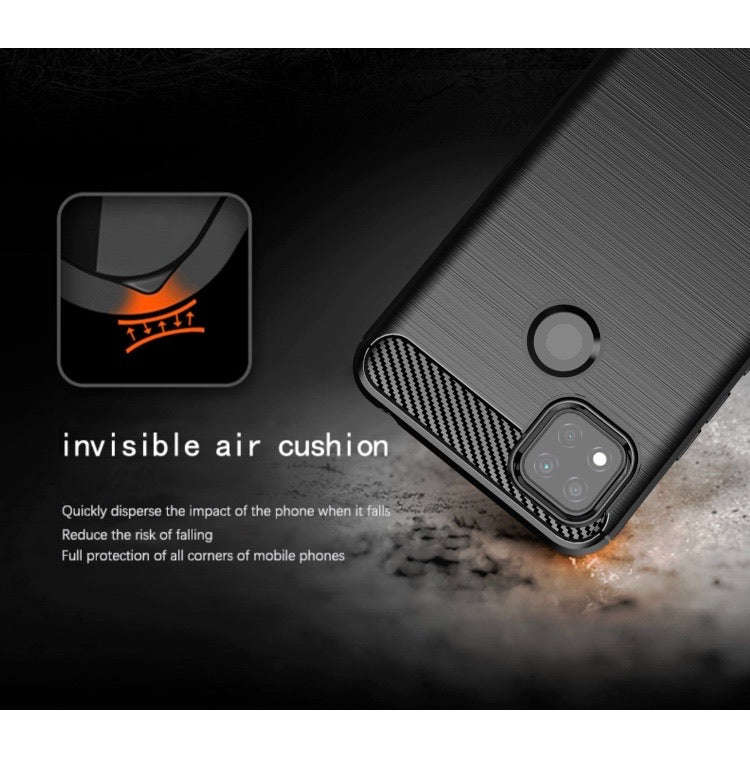 CellTime Xiaomi Redmi 9c Shockproof Carbon Fiber Design Cover